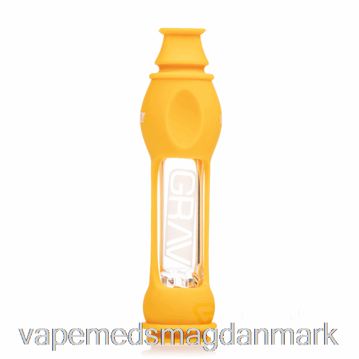 Engangs Vape Danmark Grav Octo-taster Med Silikoneskind Sennepsgul